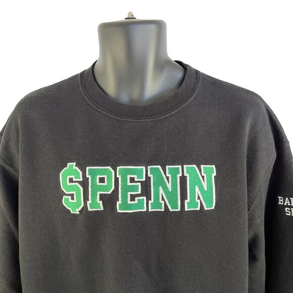 Penn Stock ($PENN) Barstool Sports Champion DDGT Men’s Size XL Black Crewneck - Picture 2 of 9